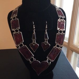 Tortoise Necklace & Earring Set